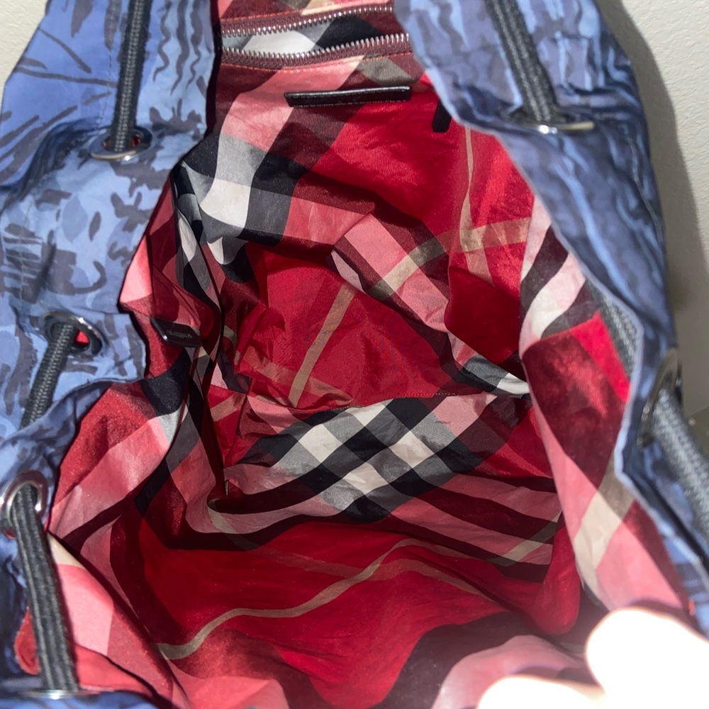 Reversible Nylon Burberry Backpack - image 3